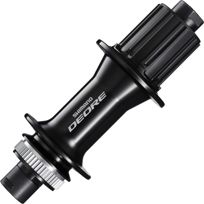 Втулка задняя SHIMANO DEORE, M6010-B, 32 отверстия, 8/9/10 скоростей, C.LOCK, под полую ось, OLD 148мм, черный EFHM6010BB